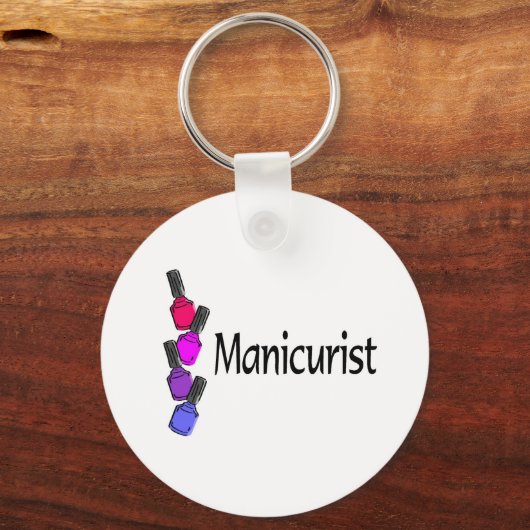 Manicurist Pools Sleutelhanger (Voorkant)