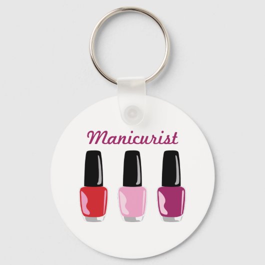 Manicurist Sleutelhanger (Voorkant)