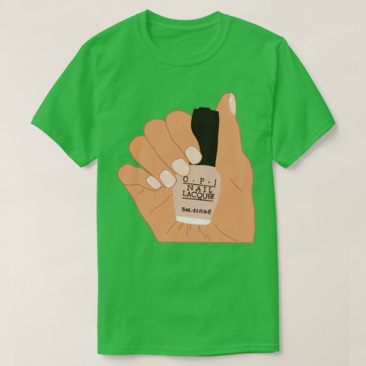 manicurist stickie roze 1 t-shirt (Design voorkant)