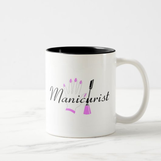 Manicurist Tweekleurige Koffiemok (Rechts)