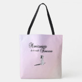 Manicuristen doen het met Finesse Canvas tas (Voorkant)