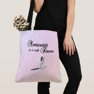 Manicuristen doen het met Finesse Canvas tas