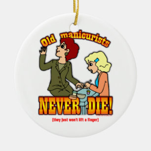 Manicuristen Keramisch Ornament