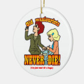 Manicuristen Keramisch Ornament (Links)