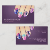 Manicuristisch Visitekaartje met twee zijden (Voorkant / Achterkant)