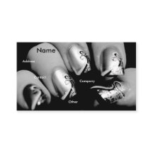 Manicuristische nagels in zwart-wit I