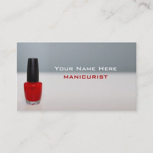 Manicuristische Visitekaartjes (Voorkant)