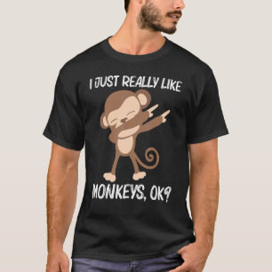 Manie Mannen Ape dierentuin Wilde Dier 1 T-shirt