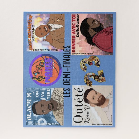 Manie Musicale 2023 demi-finales puzzle Legpuzzel (Verticaal)