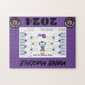 Manie Musicale 2024 Bracket Legpuzzel (Horizontaal)