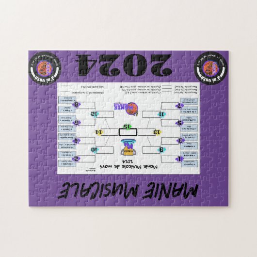 Manie Musicale 2024 Bracket Legpuzzel (Horizontaal)
