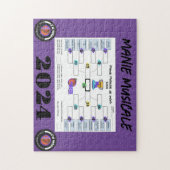 Manie Musicale 2024 Bracket Legpuzzel (Verticaal)
