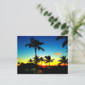 MANIER COOL MAUI SUNSET! BRIEFKAART (Staand voorkant)