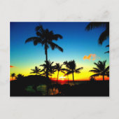 MANIER COOL MAUI SUNSET! BRIEFKAART (Voorkant)