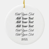 MANIER OM DE WINNER Smile Fist Bump TE GAAN Keramisch Ornament (Achterkant)