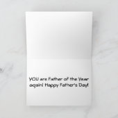 MANIER OM HET VADERDAG VAN DE JAARLIJKS TE GAAN KAART (Binnen)