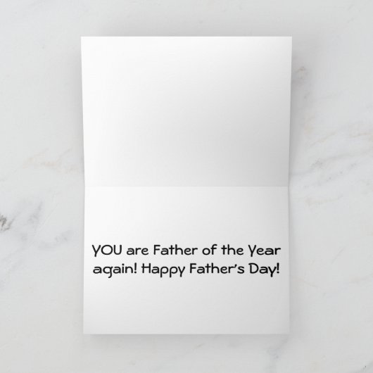 MANIER OM HET VADERDAG VAN DE JAARLIJKS TE GAAN KAART (Binnen)