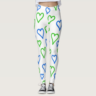 MANIER-out Arts Sierra Leone Vlag kleurhart Leggings