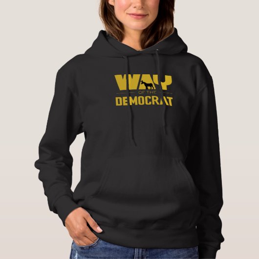 MANIER VAN DE DEMOCRAAT HOODIE (Voorkant)