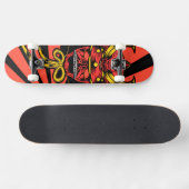 Manier van het Warrior Skateboard (Horizontaal)