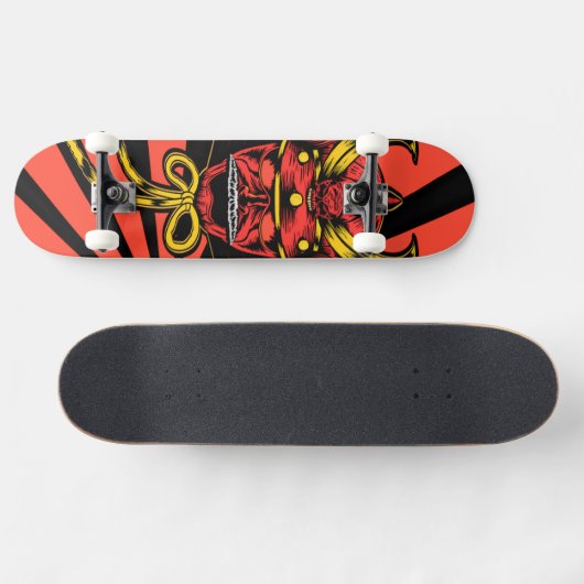 Manier van het Warrior Skateboard (Horizontaal)