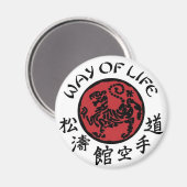 manier van leven fotokan magneet (Voorkant / Achterkant)