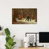 Manier voor Camp - Eastman Johnson Fine Art Poster (Thuiskantoor)