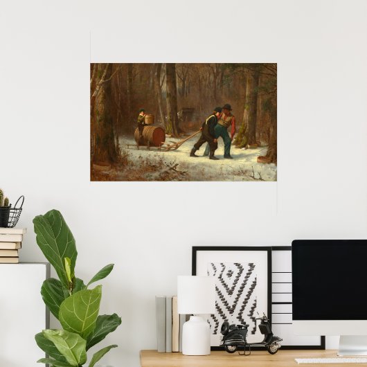Manier voor Camp - Eastman Johnson Fine Art Poster (Thuiskantoor)