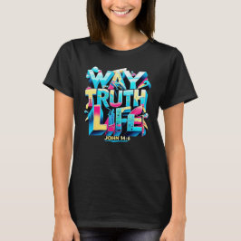 Manier Waarheid Leven Levendige Neon Art T-shirt