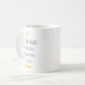 Manieren in mijn hart. koffiemok (Voorkant links)