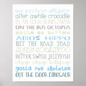 manieren om afscheid te nemen poster (Voorkant)