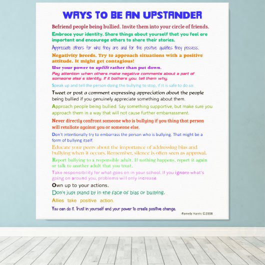 Manieren om een Upstander v II gewikkeld Canvas (Insitu (Houten vloer))