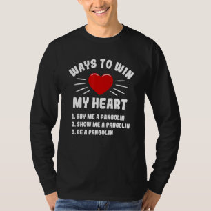 Manieren om mijn hart te winnen Schubdier Dier M T-shirt