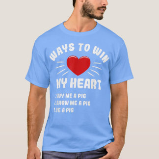 MANIEREN OM TE KRIJGEN DAT M'n Hart Pig Funny Anim T-shirt