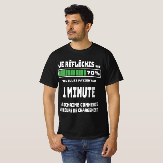 Manieren tijdens het laden t-shirt (Voorkant volledig)