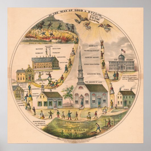 "Manieren van goed en kwaad" Poster (Voorkant)