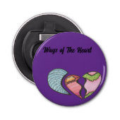 Manieren van het hart button flesopener (Voorkant)