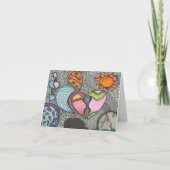 Manieren van het hart feestdagen kaart (Voorkant)