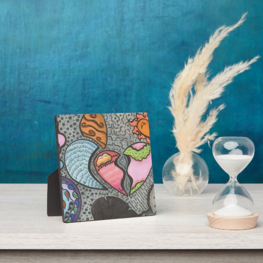 Manieren van het hart fotoplaat (Insitu)