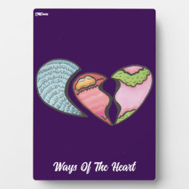 Manieren van het hart fotoplaat