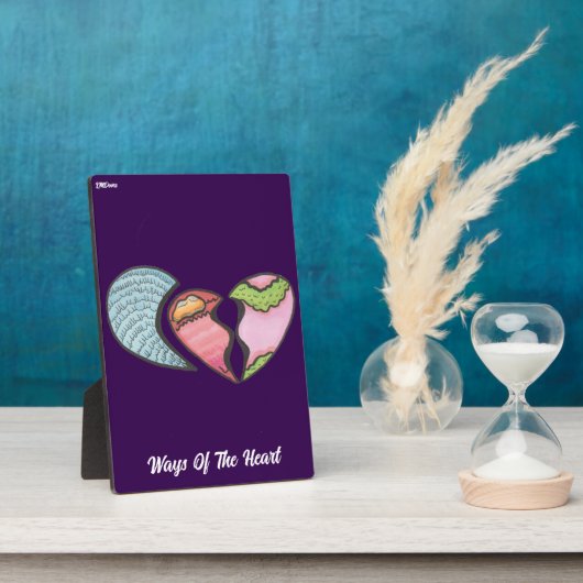 Manieren van het hart fotoplaat (Zijkant)