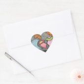 Manieren van het hart hart sticker (Envelop)