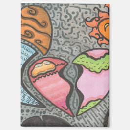 Manieren van het hart magneet