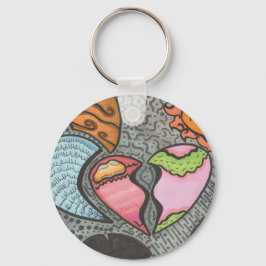 Manieren van het hart sleutelhanger