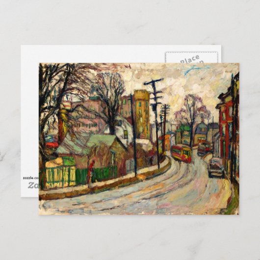 Manievich - Een straat in de Bronx Briefkaart (Voorkant / Achterkant)