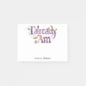 *~* Manifest AP85 Bloemen Dankbaarheid AL AM 9 Post-it® Notes (Voorkant)