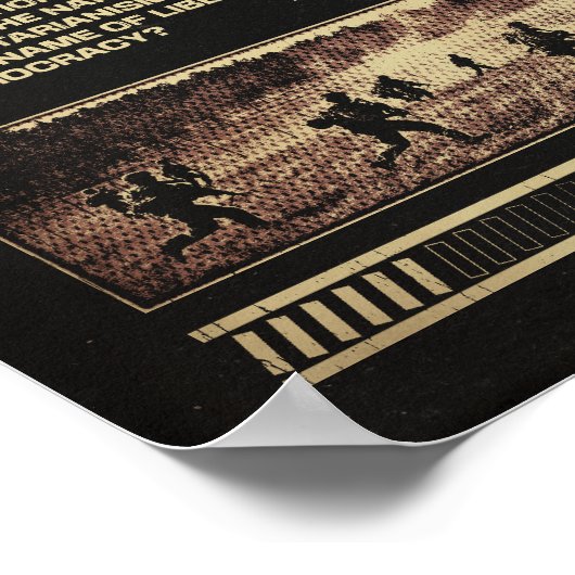 Manifest - Brutalistisch ontwerp Poster (Hoek)