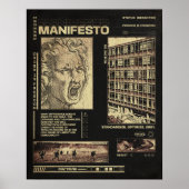 Manifest - Brutalistisch ontwerp Poster (Voorkant)