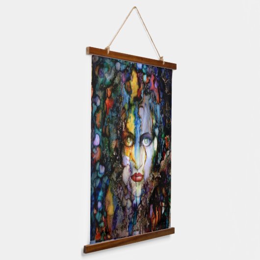 "Manifest Destiny" Kunst van Rebecca O'Donnell Hangend Wandkleed (Gebogen)