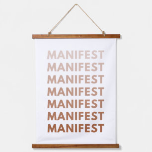 Manifest Gradient Flow Wood Topped wandtapijt Hangend Wandkleed